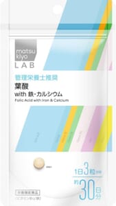matsukiyo LAB 葉酸 with 鉄・ カルシウム