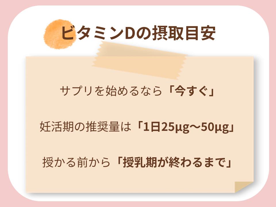 ビタミンDは今すぐ始めよう！