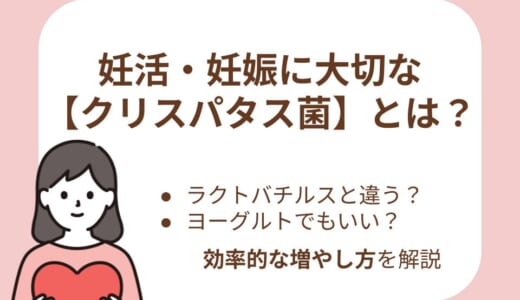 クリスパタス菌とは？妊活・妊娠に大切な理由と効率的な増やし方をやさしく解説