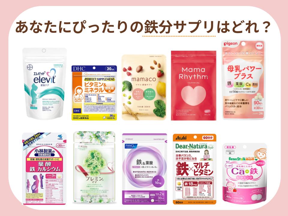 おすすめの人気サプリ10商品を徹底比較