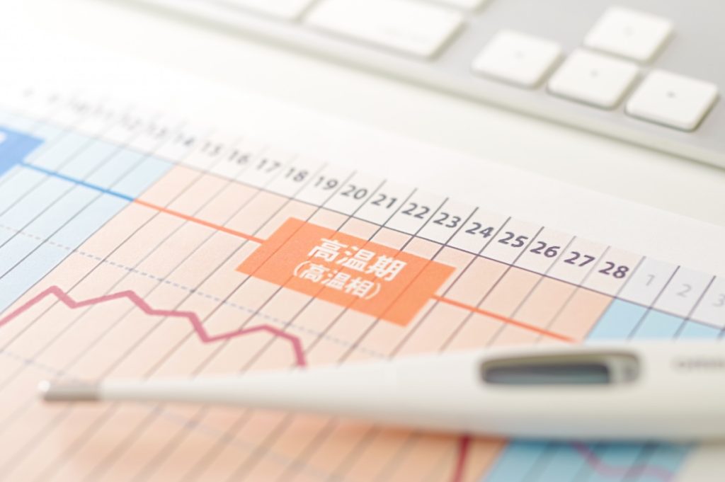 1日ごとの数値よりも月経周期全体でどう変化しているかを確認することが大切